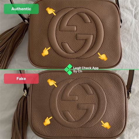 fake vs real gucci bag|gucci soho bag authentication.